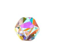 Prisme polyédrique dichroïque en Verre, Cube Optique Transparent for l'enseignement de la Physique, 1 pièce(20mm Polyhedron)