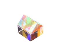 Prisme polyédrique dichroïque en Verre, Cube Optique Transparent for l'enseignement de la Physique, 1 pièce(20mm House)
