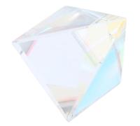 Prisme Pyramidal en Verre Optique, Décor de Table Attrape-soleil | Finition Électroplaquée Claire, Effets Lumineux pour Photographie, Démonstrations Scolaires, Amateurs de Sciences