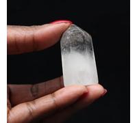 Prisme Quartz à Inclusion de 35 grammes et 45 millimètres, Minéral Quartz de Madagascar, Minéral véritable, Modèle Unique, Pierre de Collection, Pierre de lithothérapie