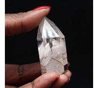 Prisme Quartz à Inclusion de 35 grammes et 50 millimètres, Minéral Quartz de Madagascar, Naturel et Authentique, Exemplaire Exclusif, Minéral décoratif, Pierre de vitalité