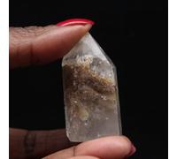 Prisme Quartz à Inclusion de 40 grammes et 50 millimètres, Minéral Quartz de Madagascar, Pierre Authentique, Exemplaire Unique, Ornement minéral, Pierre de sérénité