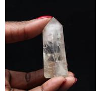 Prisme Quartz à Inclusion de 40 grammes et 55 millimètres, Minéral Quartz de Madagascar, Minéral Naturel, Modèle Unique, Pierre de Collection, Minéral de Transformation