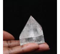Prisme Quartz à Inclusion de 50 grammes et 35 millimètres, Minéral Quartz de Madagascar, Pierre Naturelle, Modèle Exclusif, Minéral d'art, Pierre de Chakras