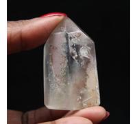 Prisme Quartz à Inclusion de 55 grammes et 50 millimètres, Minéral Quartz de Madagascar, Pierre Non traitée, Pièce Unique Rare, Minéral de Collection, Pierre de lithothérapie