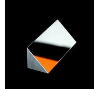 Prisme triangulaire en verre optique avec film réfléchissant - 20 x 20 x 60 mm BK-7 for démonstration du chemin lumineux