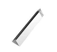 Prisme triangulaire en verre optique de 8 cm - Prisme arc-en-ciel - Angles de 60 degrés - Pour projets scientifiques interactifs - À partir de 4 ans - Outil d'étude - Prismes scientifiques pour salle