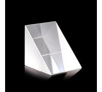 Prisme triangulaire en verre optique de haute précision (40x40x40mm) - Matériau BK-7