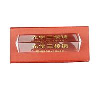 Prisme triangulaire en verre optique Prisme triangulaire Angle droit Lentille optique physique 10 cm