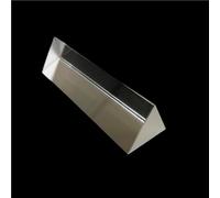 Prisme triangulaire rectangle cristal K9, réflexion totale 1 pièce | Verre optique, application en laboratoire de physique(13X13X75mm)