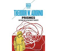 Prismes: Critique de la culture et société