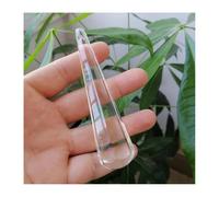 Prismes en cristal de classe 100mm, 5 pièces, pendentif goutte, partie de lustre, décoration de la maison(5 Microphone Drop)