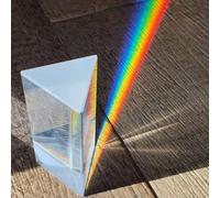 Prismes et kaléidoscopes 25-300MM Prisme Triangulaire BK7 prismes optiques Physique enseignement lumière réfractée Kits d'optique pour e Sciences (Size : 30x30x60MM)