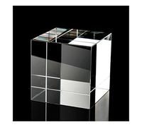 Prismes et kaléidoscopes 50MM K9 Lentille Cube Prisme Optique Transparent Cristal Cube Prismes Kits d'optique pour Classe de Sciences (Size : 50MM)