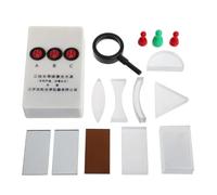 Prismes et kaléidoscopes Kit de Prisme à lentille Convexe Concave Optique, 1 Ensemble de 23cm x 16cm, équipement de Laboratoire Kits d'optique pour e Sciences