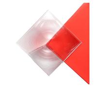 Prismes et kaléidoscopes Lentille de Fresnel, échantillon de projecteur de scène, épaisseur 0.9mm, grossissement 3X 45x45mm F29mm Kits d'optique pour e Sciences (Color : 1pcs, Size : 45X45MM