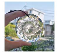 Prismes et kaléidoscopes Lustre à Prisme en Cristal de 76 mm Suspendu Figurine Artisanale Kits d'optique pour e Sciences (Color : Transparent, Size : 76mm)