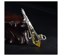 Prismes et kaléidoscopes Pierre Cristal Pendentif Rose Quartzs Opale Hexagone Prisme Kits d'optique pour e Sciences (Color : 4)