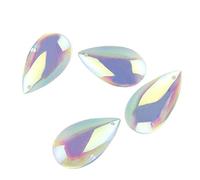 Prismes et kaléidoscopes Prismes de Goutte d'eau de 38mm/50mm for la décoration de pièce d'éclairage de Lustre en Cristal Kits d'optique pour e Sciences (Color : AB, Size : 38mm 10pcs)