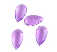 Prismes et kaléidoscopes Prismes de Goutte d'eau de 38mm/50mm for la décoration de pièce d'éclairage de Lustre en Cristal Kits d'optique pour e Sciences (Color : Violet, Size : 38mm 10pcs)
