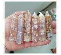 Prismes et kaléidoscopes Prismes hexagonaux en Agate de Fleur de Cerisier en Cristal Naturel 1000 g Kits d'optique pour e Sciences (Size : 1kg 5-10cm 20-25pcs)