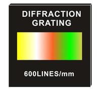 Prismes et kaléidoscopes Réseau de Diffraction de Transmission holographique 50x50mm, décomposition spectrale Universitaire 20-2000nm 500 Lignes Kits d'optique pour e Sciences (Size : 500 Lin