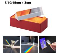 Prismes Optiques Triangulaires K9, Verre, Physique, Enseignement, Spectre De Lumière Réfractée, Arc-En-Ciel, Enfants, Étudiants