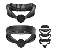 PRISMXR Facail Cover Pad Améliorée et plus large Interface faciale compatible avec Meta/Oculus Quest 3S, VR Face Pad - Interchangeable, confortable, respirant, résistant à la transpiration