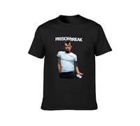 Prison Break T-Bag T-Shirt Graphics Tee Black Tee Shirt S
