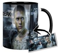 Prison Break Wentworth Miller Dominic Purcell B Tasse Ceramique Intérieure et Poignée Noire Mug