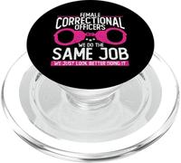 Prison Detention Administration correctrice des Corrections féminines PopSockets PopGrip pour MagSafe