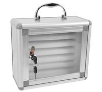 Prison portable pour téléphone portable avec serrure et poignée - Boîte de téléphone portable pour l'école, le bureau et les réunions - Construction en alliage et panneaux de fibres