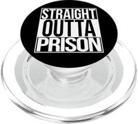 Prison Straight Outta PopSockets PopGrip pour MagSafe
