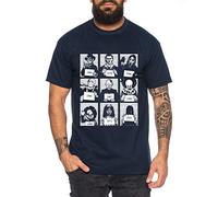 Prison - T-Shirt pour Homme Halloween Michael Horror Myers Pennywise Man 13 Jason Voorhees Nightmare, Farbe2:Bleu foncé, Größe2:Small