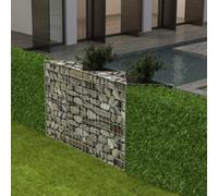 prissent Gabion en maille en acier galvanisé 120 x 30 x 100 cm Paniers de gabions de gabion pour pierres mur de gabions gabions métalliques paniers de gabions barrière de jardin décorative et