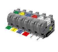 Pristar 6x Tze 24mm 1'' Ruban Compatible pour Brother TZe-151 TZe-251 TZe-451 TZe-551 TZe-651 TZe-751 Tz pour Brother P-touch PT-E550W E550WVP E500 PT-P700 PT-P750W PT-D600 D600VP PT-P710BT P750WVP