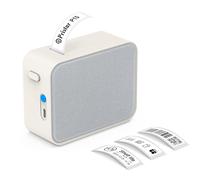 Pristar Étiqueteuse Bluetooth, P15 Mini Imprimante Etiquette Autocollante, APP Connexion, Compatible avec iOS et Android pour Maison, Bure au, école (Tissu Gris)