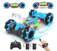 Pristar Voiture telecommandé avec la Main Voiture Telecommandé Tout Terrain, 4x4 Voiture Télécommandée Enfant, 2.4Ghz RC Drift Auto Voiture Radiocommandée, Cadeaux pour la journée des Enfants