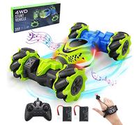 Pristar Voiture Télécommandée Enfant Voiture Telecommandé Tout Terrain, 4x4 Voiture Télécommandée avec la Main, 2.4Ghz RC Drift Auto Voitures Radiocommandée, Voitures Telecommandee 4 5 6 7 8 9 10 Ans
