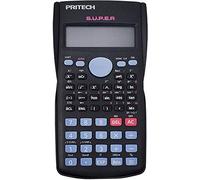 Pritech - calculatrice Scientifique (240 fonctions, 24 Niveaux de parenthèse), Couleur Gris Foncé, Style FX-82MS.