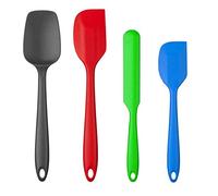 Pritogo Lot de 4 spatules en silicone avec noyau en métal sans BPA jusqu'à 220°