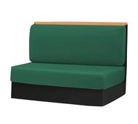 PRITOK Lot de 2 housses de siège pour caravane - Housses de coussin élastiques pour camping-car, banc de salle à manger, convient pour remorques et camping-cars (vert)