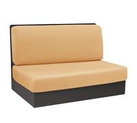 PRITOK Lot de 2 housses de siège pour caravane - Pour caravane, camping-car, table à manger - Marron