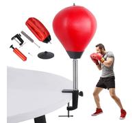 PRITOK Punching ball Table : sac de frappe debout avec ventouse super forte et pince de table, sac de frappe de bureau pour bureau et comptoir, pour enfants et adultes