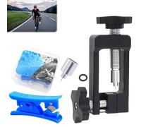 PRITOK Tuyau hydraulique de vélo - Outil d'insertion d'aiguille - Frein hydraulique - Outil d'insertion de vélo avec coupe-tuyau hydraulique - Pour VTT, vélo de route