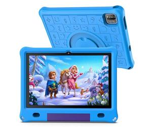 PRITOM Tablette Android 12 pour Enfants, Grand Écran 10 Pouces IPS HD, 3GB+64GB, Logiciel Pré-Installé pour Enfants Iwawa, Contrôle des Jeux d'apprentissage et des Applications Éducatives