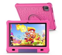 PRITOM Tablette Android 12 pour Enfants, Grand écran IPS HD 10", 3 Go + 64 Go, Logiciel IWAWa, Applications d'apprentissage de Jeu de contrôle, Tablette WiFi avec étui de Protection pour Enfants