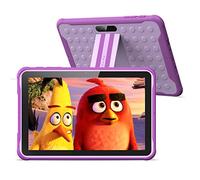 PRITOM Tablette de téléphone Android 10.3G 10" Child Lock, WiFi, 6000 mAh, processeur Quad Core, 2 Go de RAM, 32 Go de ROM, écran HD IPS, pour Enfants avec étui (Violet)
