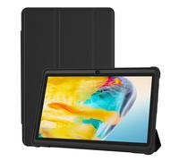 Pritom Tablette PC 7 pouces, Quad Core Android 13, 4 Go (2 + 2 Go virtuel) RAM 32 Go ROM, WiFi, double caméra, USB C, avec étui en cuir Pink