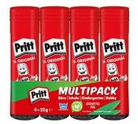 Pritt Bâton de colle 4 x 22g, pack économique, sans solvant G